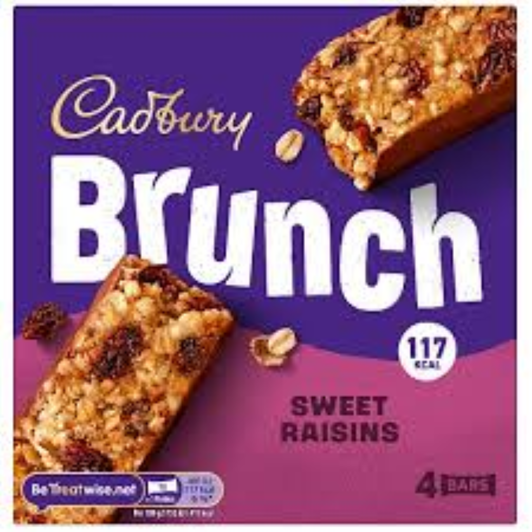 CADBURY BRUNCH BAR CHOC CHIP 112G